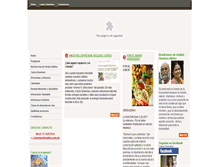Tablet Screenshot of alimentacion-sana-y-crecimiento-interior.com
